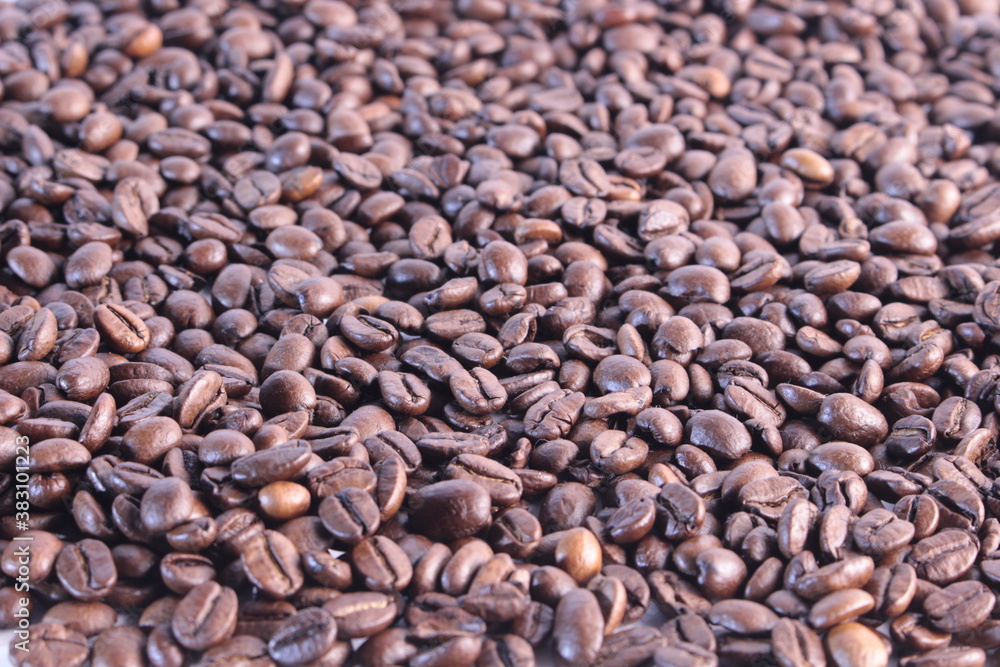 Coffee beans isolated on white background Coffee beans isolated on white background