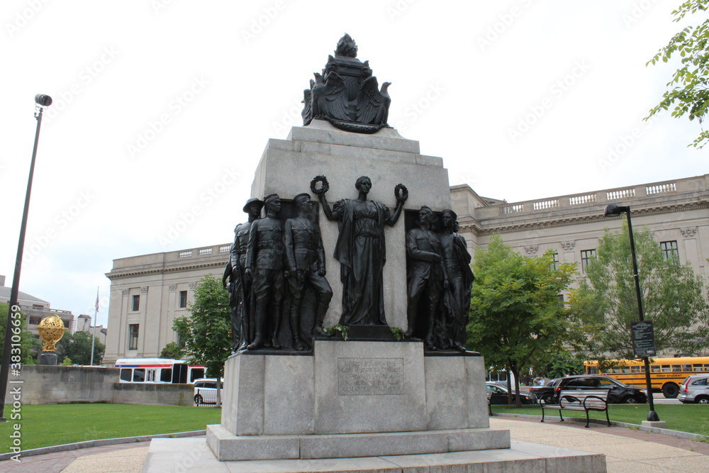 All Wars Memorial to Colored Soldiers and Sailors, Philadelphia, Pennsylvania, United States of America.