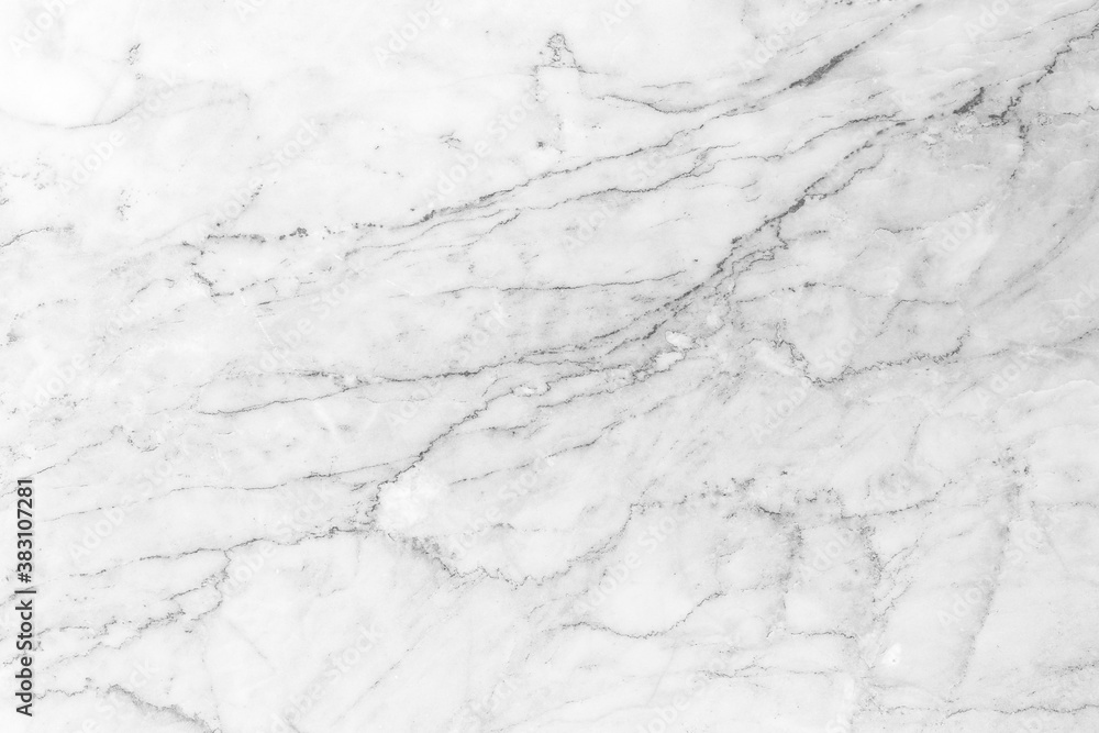 White marble natural pattern for background, abstract natural marble black and white (gray) for product design.