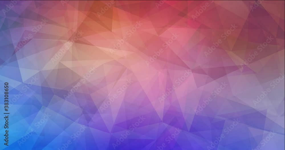 4K looping light blue, red polygonal abstract animation. Colorful abstract video clip with gradient. Clip for your commercials. 4096 x 2160, 30 fps. Codec Photo JPEG. 4K looping light blue, red polygonal abstract animation. Colorful abstract video clip with gradient. Clip for your commercials. 4096 x 2160, 30 fps. Codec Photo JPEG.