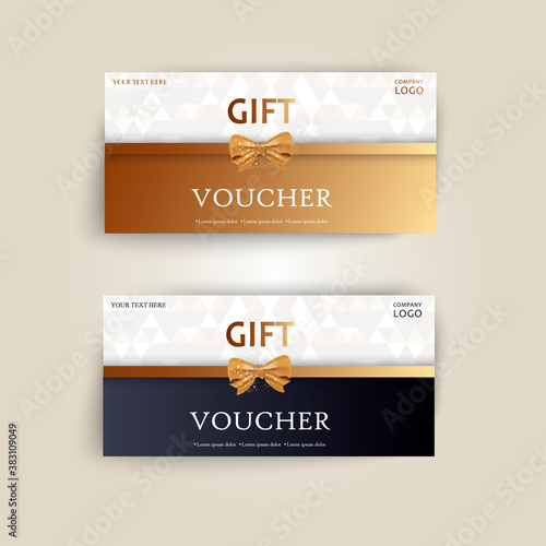 Christmas banner. Background Xmas design of realistic gift box. New Year 2021 poster, greeting card, header, website. Vector illustration