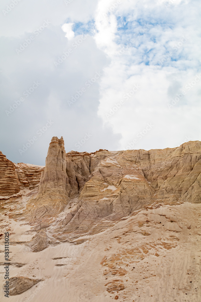 bizarre Sandstrukturen, Tagebau
