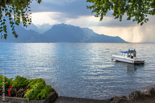 Geneva lake panorama, Switzerland