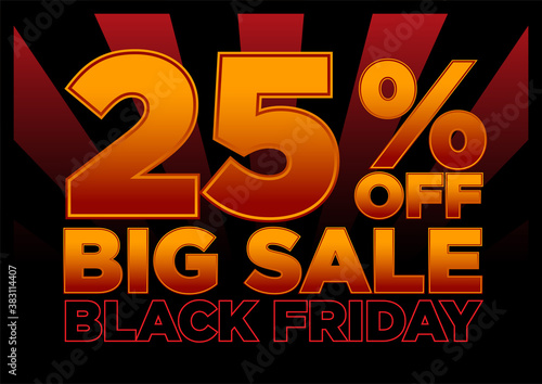 black friday retro, big sale 25% off