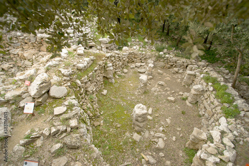 Poblado talaiótico de Ses Paisses (Edad de bronce).Arta.Mallorca.Baleares.España. photo