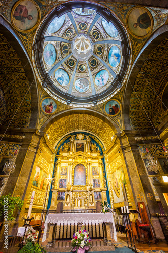 basilica,Santuario de LLuc, siglo XVII, Escorca, Sierra de Tramuntana, Mallorca, balearic islands, spain, europe