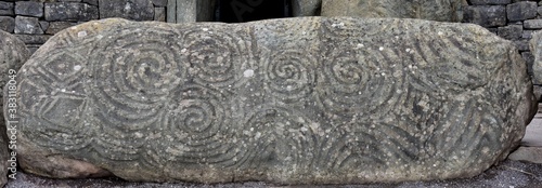 Exterior Rock Art Stones Newgrange Monument