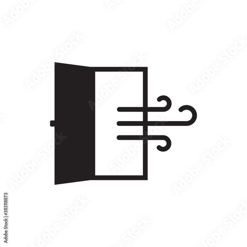 Room ventilation icon.