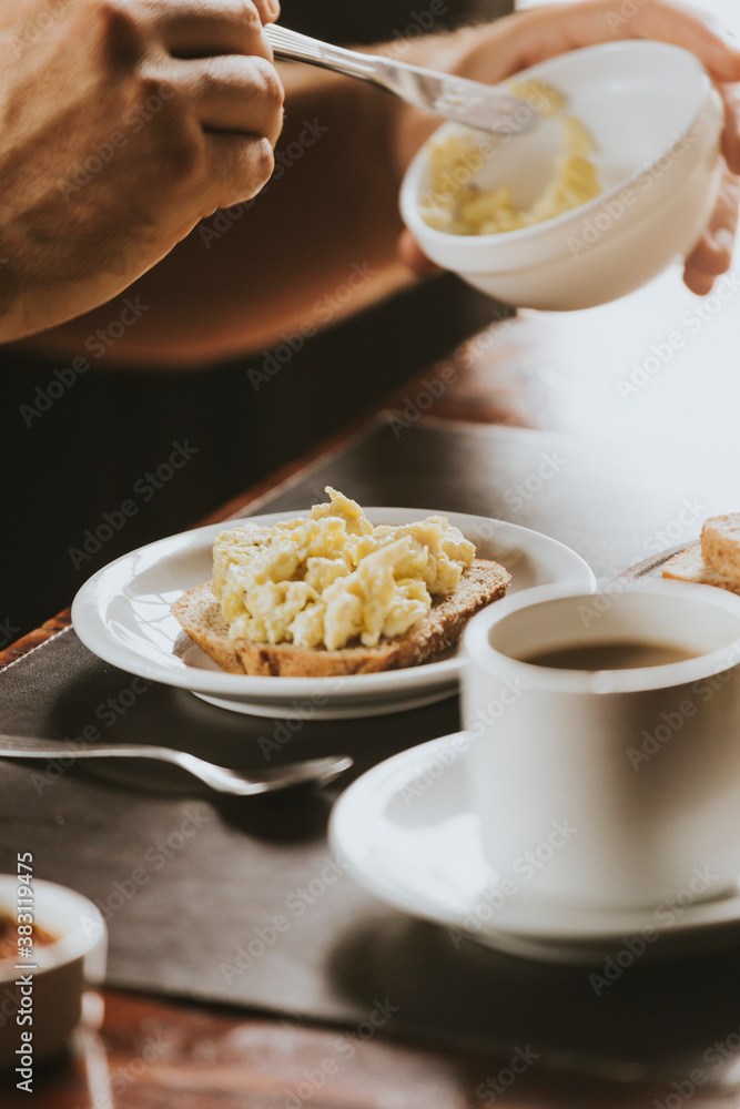 egg toast - breakfast - tostafda de huevo desayno
egg toast - breakfast - tostafda de huevo desayno