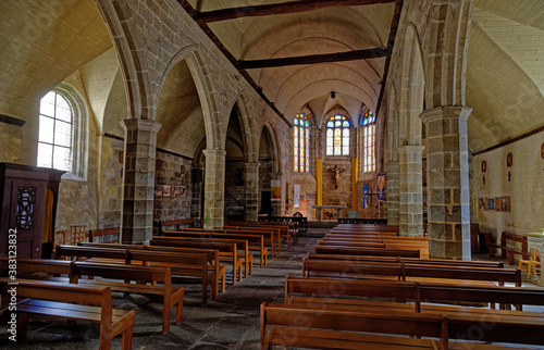 Eglise Saint-Yves  Huelgoat  Monts d   Arr  e  Finist  re  Bretagne  France