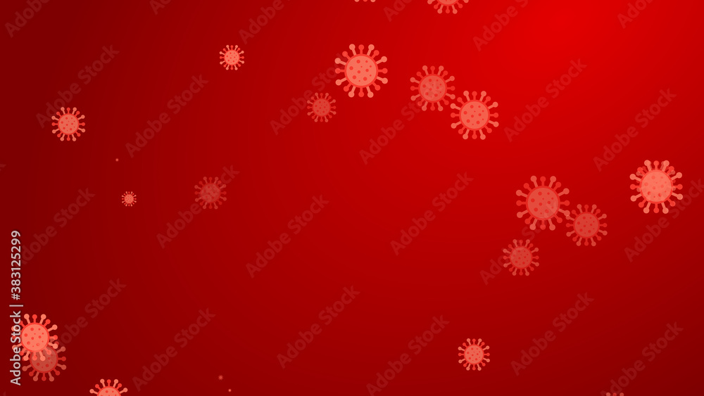 Coronavirus red pattern banner background. Abstract healthcare Illustrations concept COVID-19. Coronavirus red pattern banner background. Abstract healthcare Illustrations concept COVID-19.