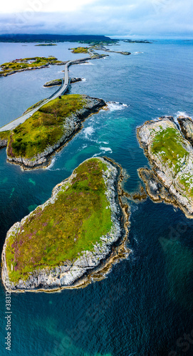 Atlantic Ocean Road -Atlanterhavsveien - Construction of the Century, Norway photo