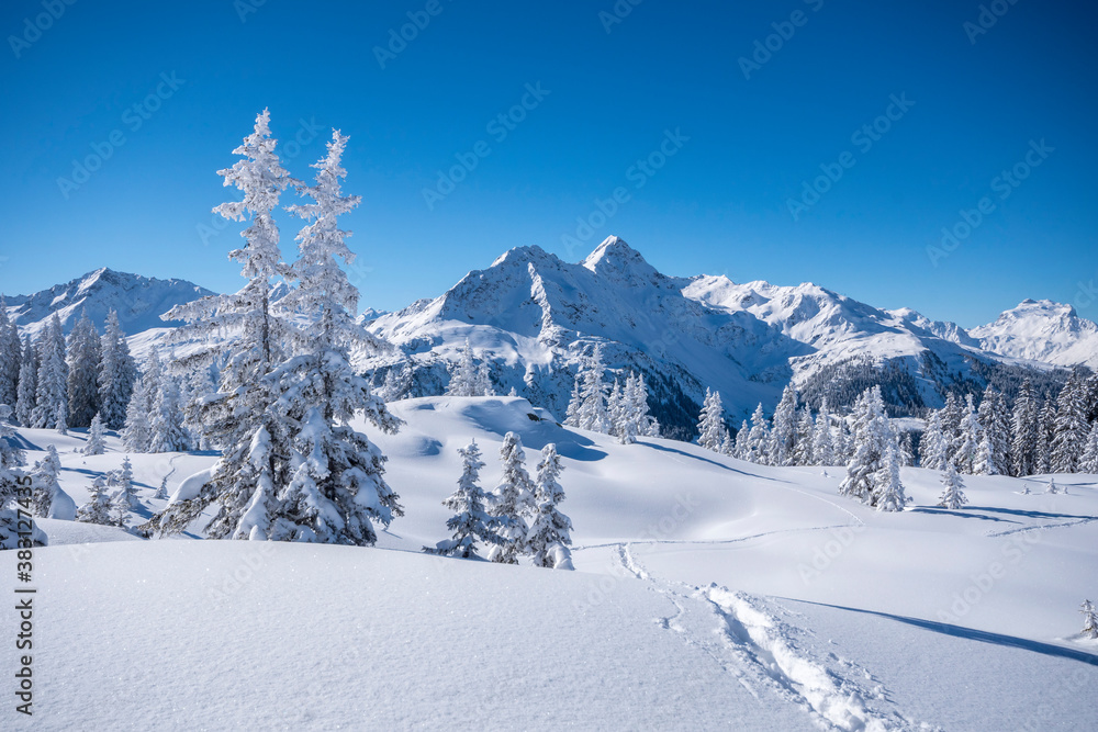 Winterurlaub in den Bergen