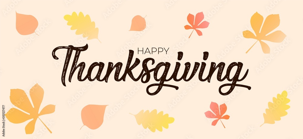 Thanksgiving Maple Graphic Design Vector Illustration EPS10