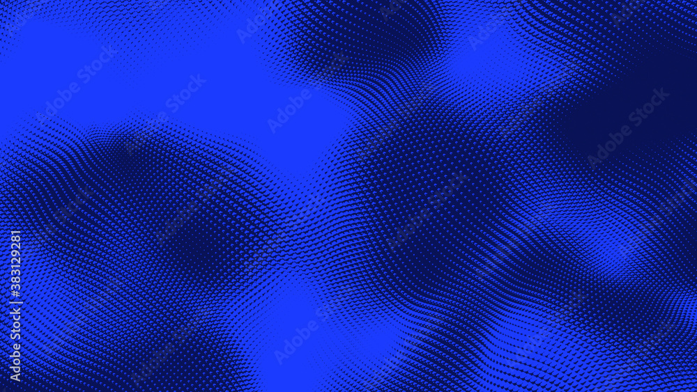 Dot blue wave light screen gradient texture background. Abstract technology big data digital background. 3d rendering. Dot blue wave light screen gradient texture background. Abstract technology big data digital background. 3d rendering.