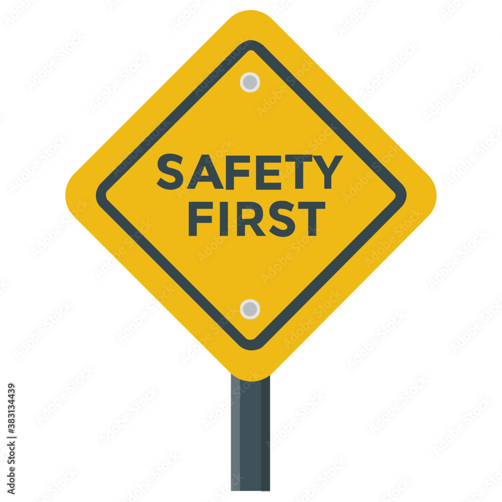 
Safety board icon design
