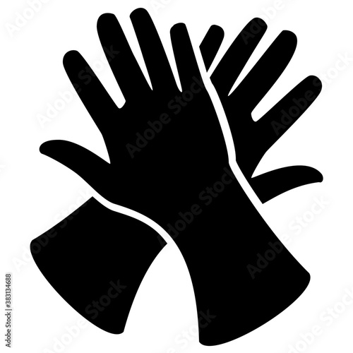 
Hand protection rubber gloves
