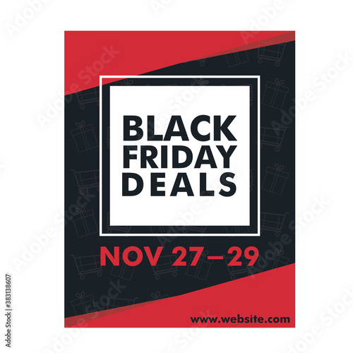 Black Friday template design