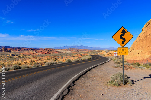 Winding Desert Road (ID: 383139696)
