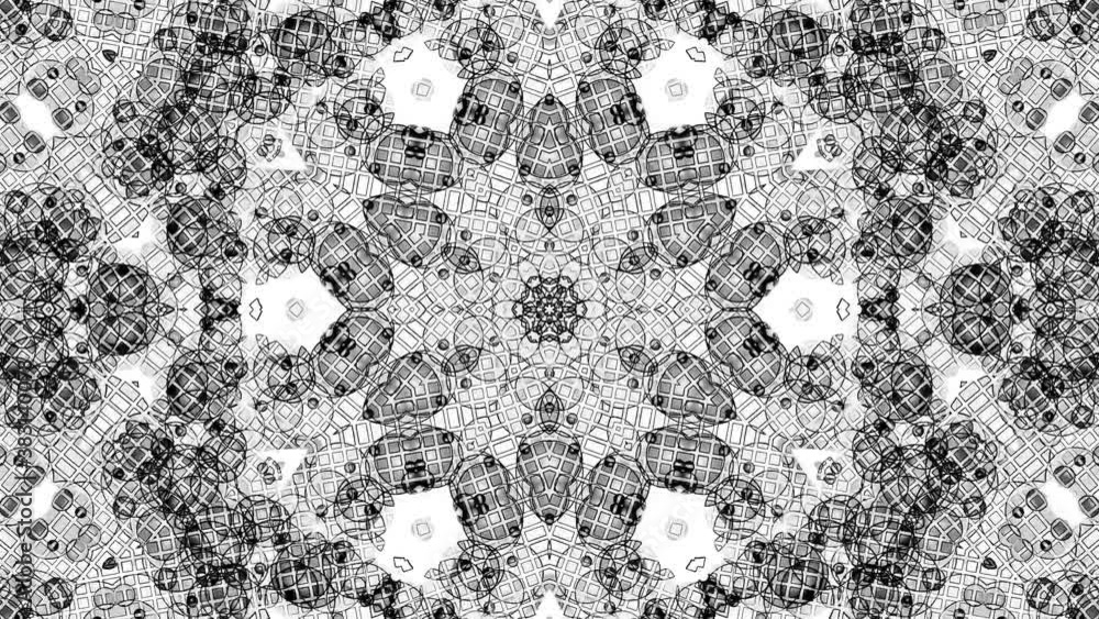 4K animated kaleidoscope-shaped mandala background 4K animated kaleidoscope-shaped mandala background