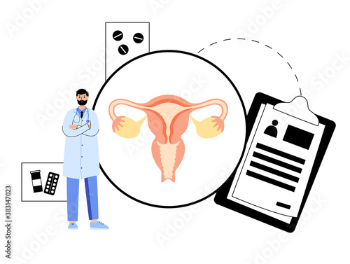 Gynecology clinic concept