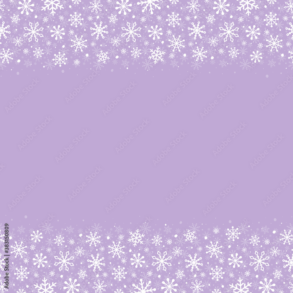 Empty Christmas card. Concept of background with Xmas snowflakes. Vector Empty Christmas card. Concept of background with Xmas snowflakes. Vector
