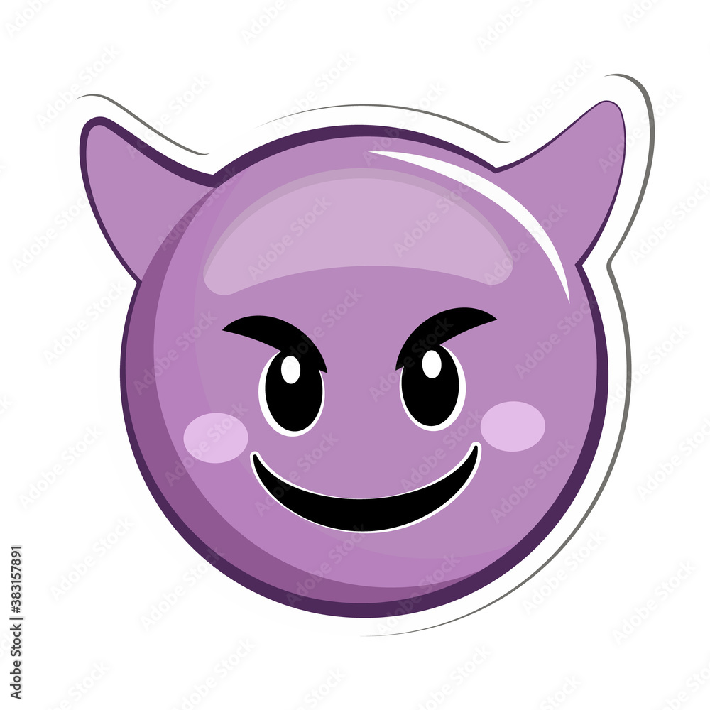 Smiling Devil Emoji Smiling Devil Emoji