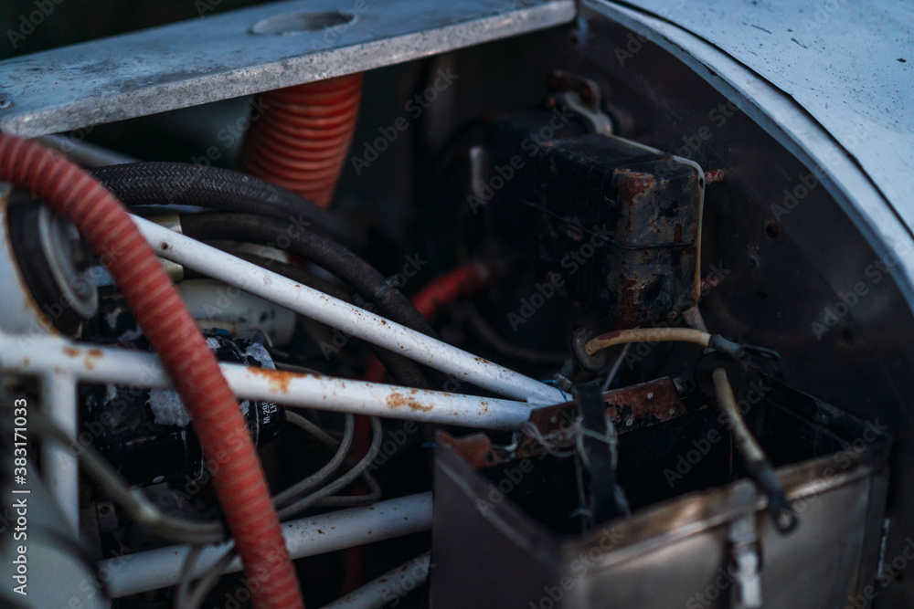 Interior motor avioneta