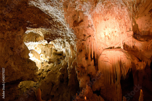 Impressive cave in Frasassi, Italy