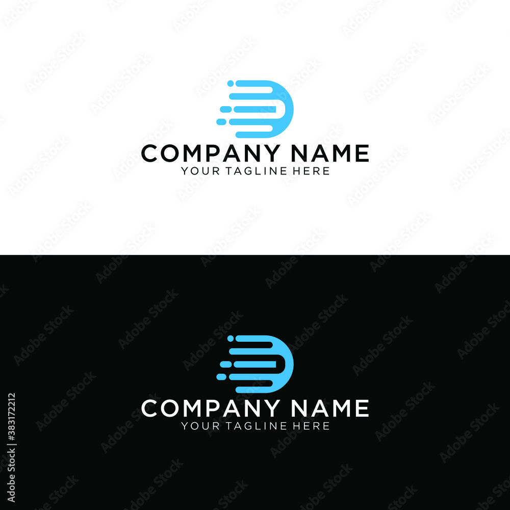 Letter D logo data design ,logo icon design template. Letter D logo data design ,logo icon design template.