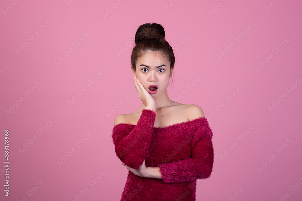 Portrait of beautiful asia young woman