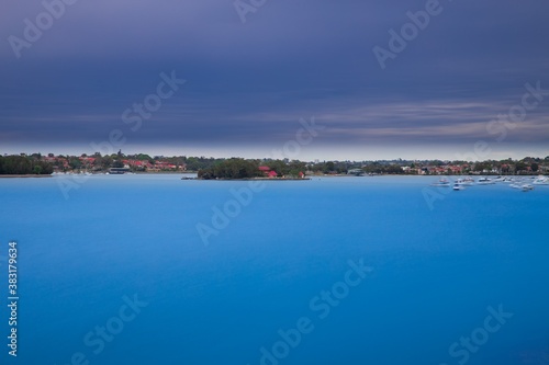 Photography Panoramic view of the Parramatta River, the Bay Run, Rodd Island and Rozelle pic