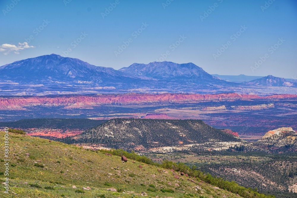 Boulder Mountain Homestead Overlook views from Scenic Byway Highway 12