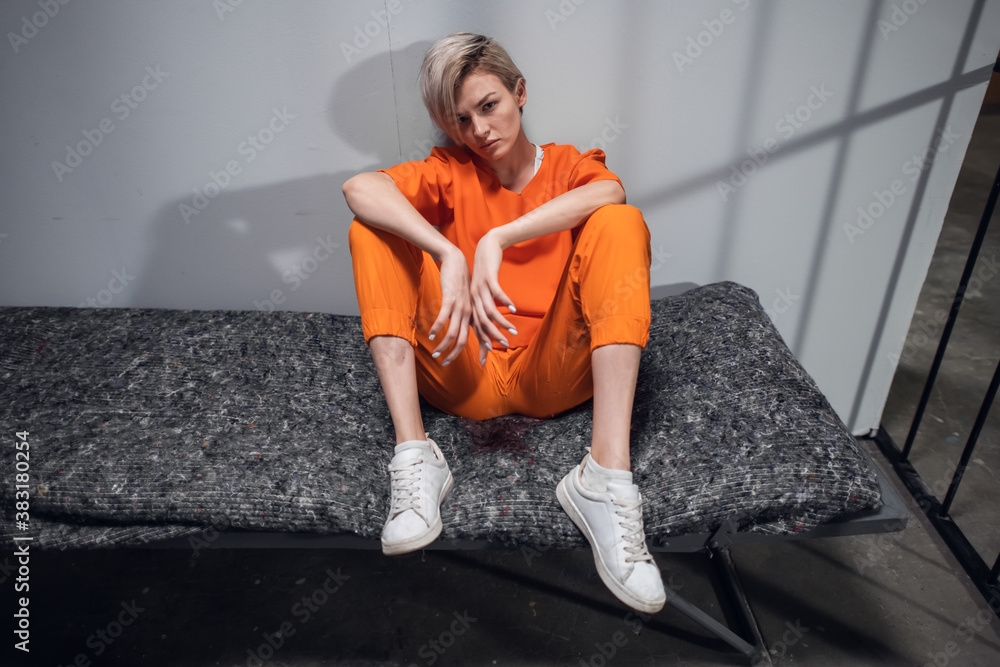 A beautiful girl a member of a street gang was sent to a maximum security prison. A beautiful girl a member of a street gang was sent to a maximum security prison.