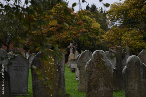 cemetery autumn