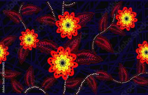 Batik Indonesian: is a technique of wax-resist dyeing applied to whole cloth, or cloth made using this technique originated from Indonesia.