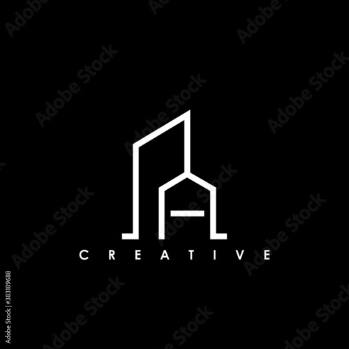 PA Letter Initial Logo Design Template Vector Illustration	
