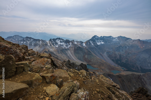 Mountain landscape from the top of Mt Sneffels © Charles Baden