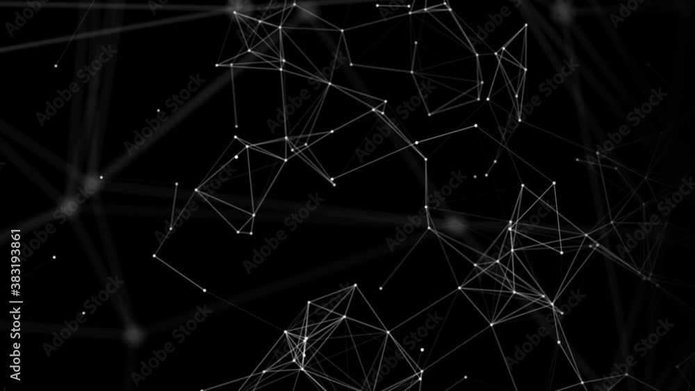 Abstract plexus background with connected lines and dots. Wave flow Loop Animation Background. Plexus geometric effect Big data compounds. Lines plexus, Medical science. Digital data visualization. Abstract plexus background with connected lines and dots. Wave flow Loop Animation Background. Plexus geometric effect Big data compounds. Lines plexus, Medical science. Digital data visualization.