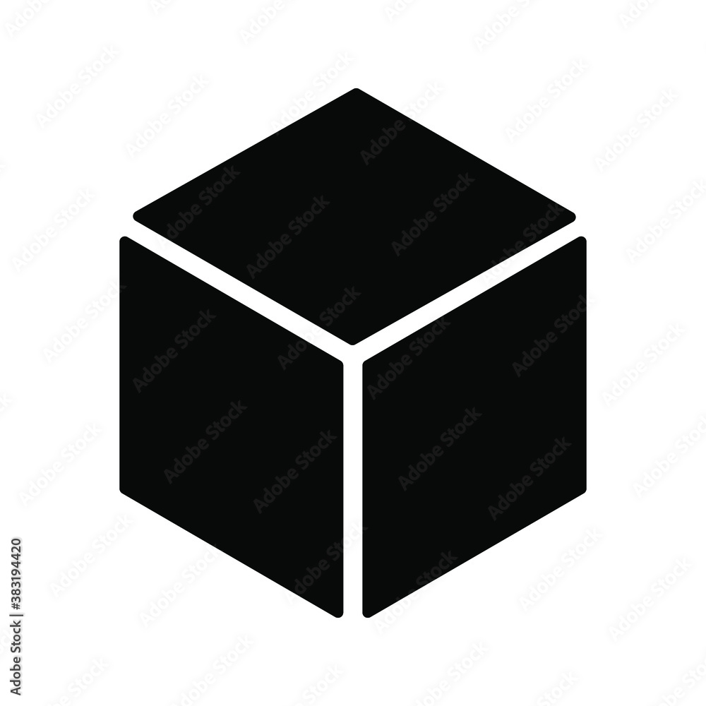 box icon on white background box icon on white background