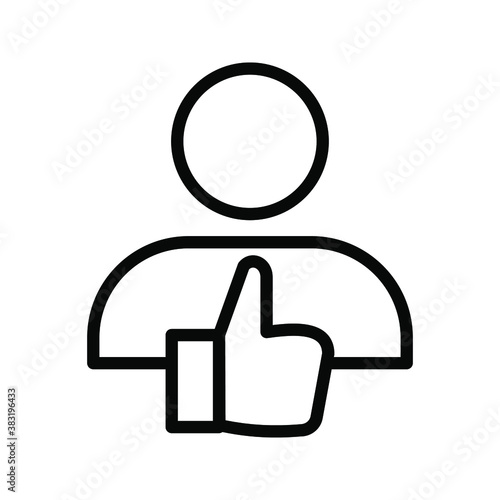 care customer icon, total inclusive service on white background