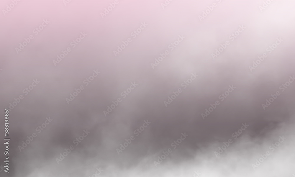 Abstract white smoke on pale pink light color background