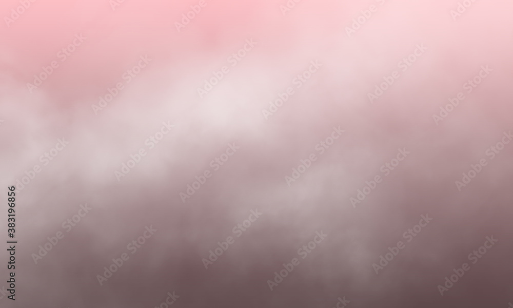 Abstract white smoke on pale pink color background
