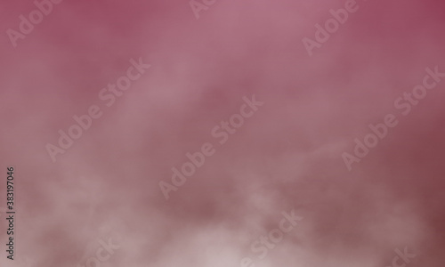 Abstract white smoke on wine red color background