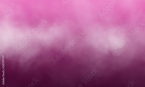 Abstract white smoke on azalea purple color background