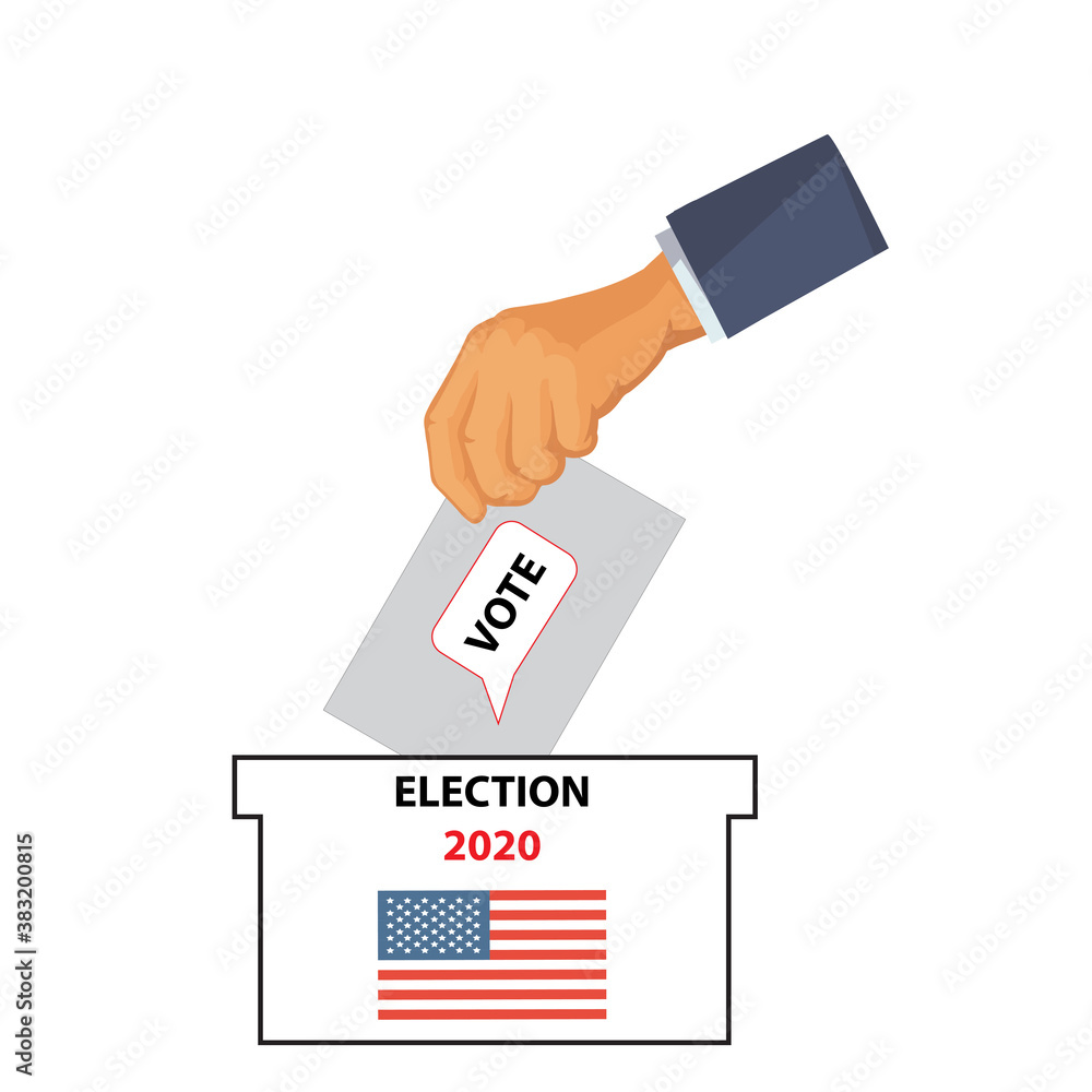 USA Election 2020 logo vector. The President of United states election sign. USA Election 2020 logo vector. The President of United states election sign.