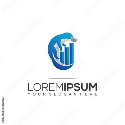 Platypus Accounting & Financial Logo Template