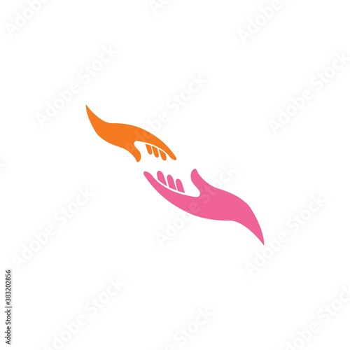 Hand Care Logo Template vector icon illustration