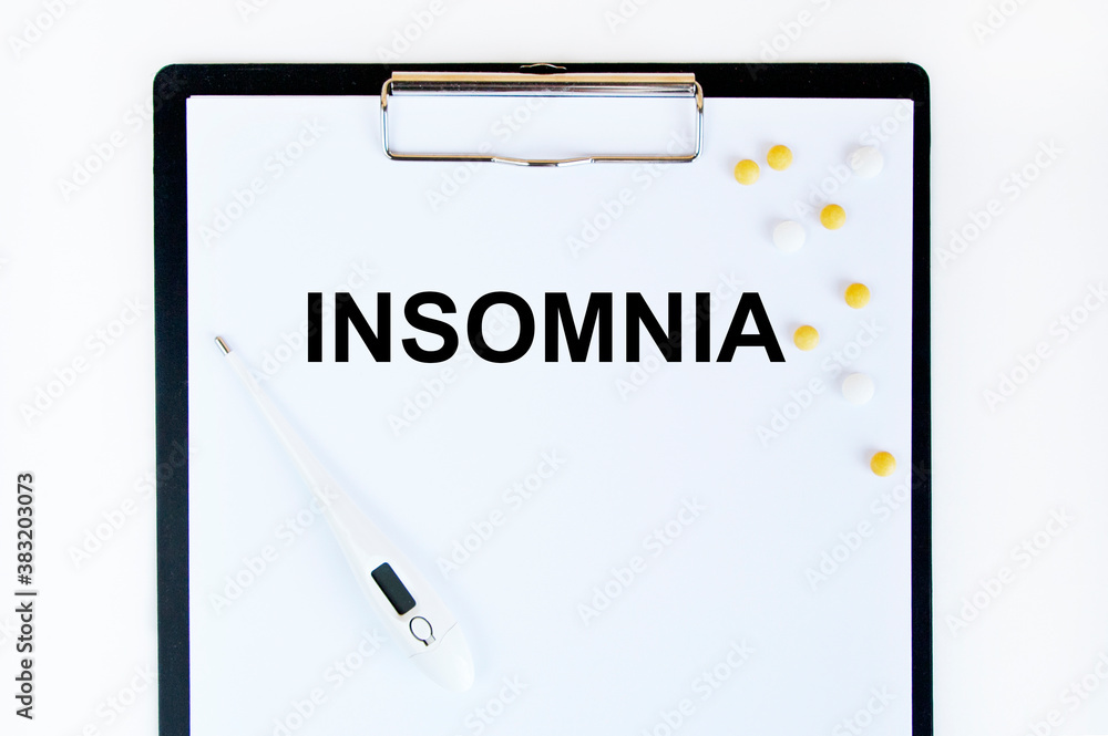 On the tablet for the letter is the inscription INSOMNIA, next to the tablet. On the tablet for the letter is the inscription INSOMNIA, next to the tablet.
