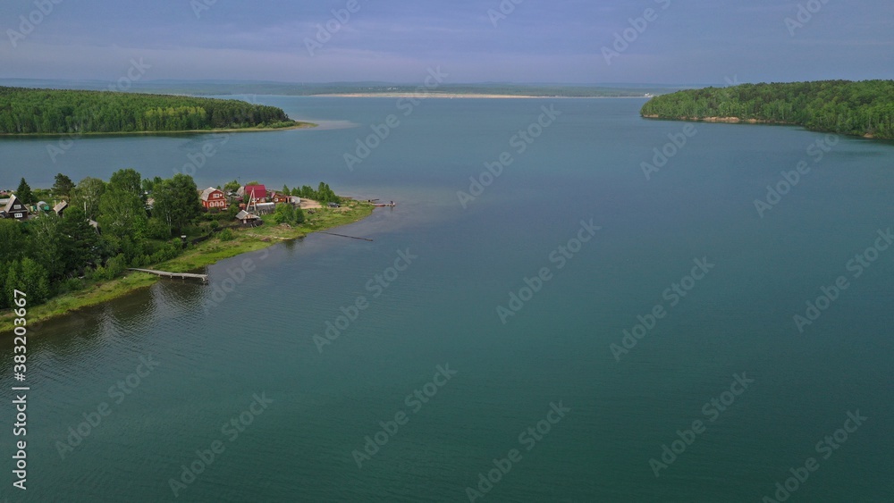 Bay of the Angara river, Baikal,Irkutsk, Siberia, Russia 2